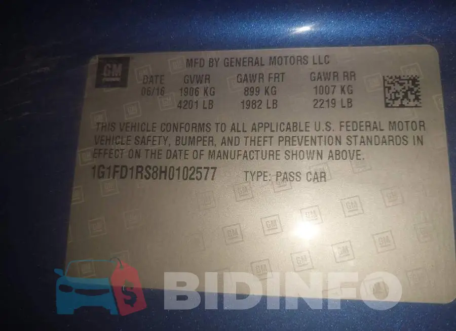 1G1FD1RS8H0102577 Photo# 9