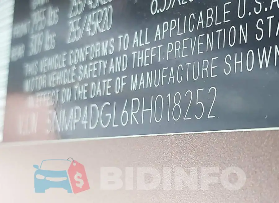 5NMP4DGL6RH018252 Photo# 9
