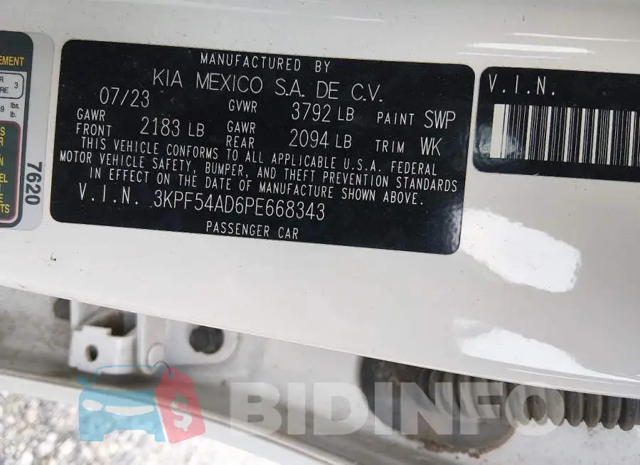 3KPF54AD6PE668343 Photo# 9