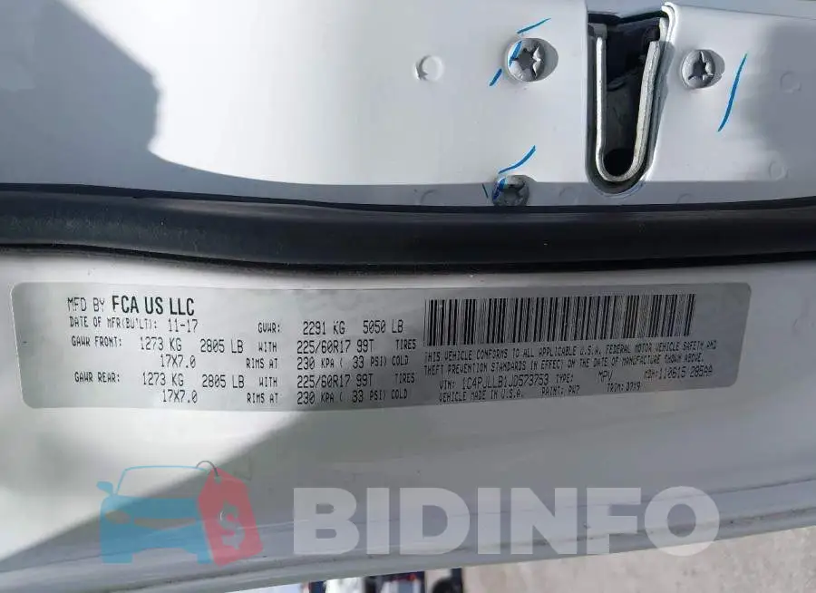 1C4PJLLB1JD573753 Photo# 9