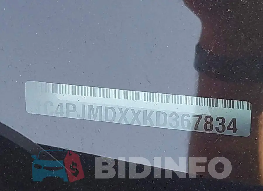 1C4PJMDXXKD367834 Photo# 18