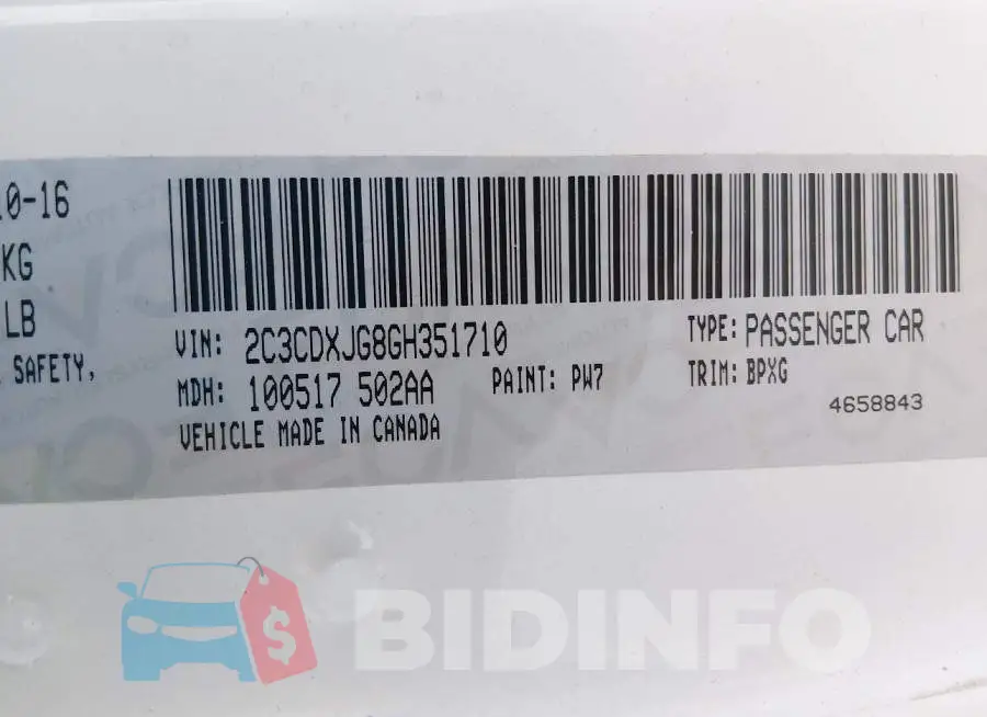 2C3CDXJG8GH351710 Photo# 9