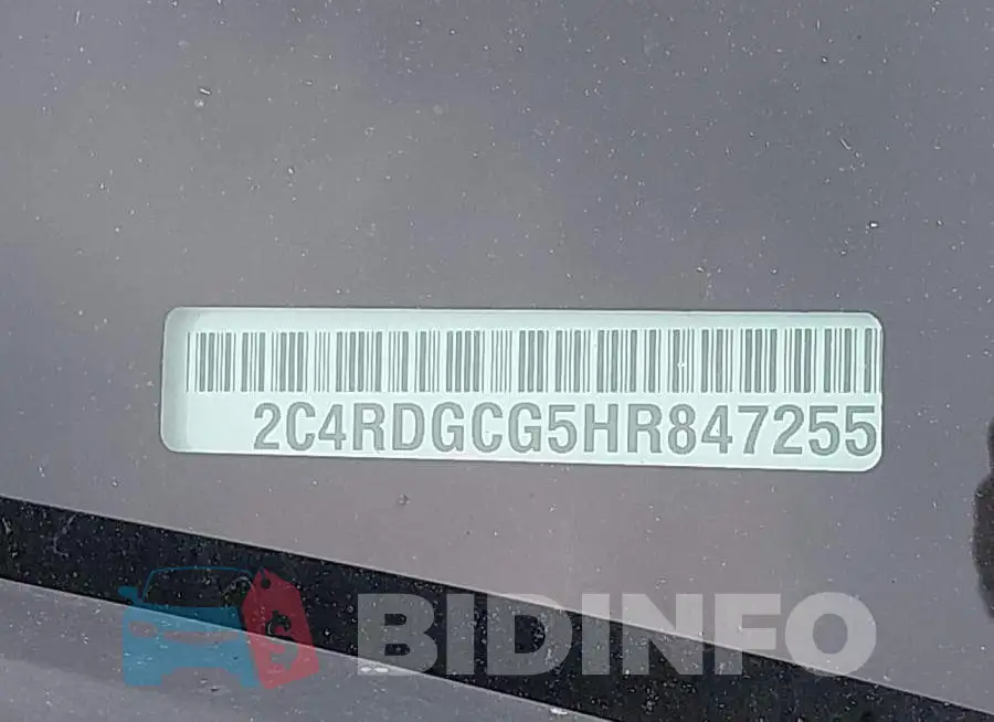 2C4RDGCG5HR847255 Photo# 9