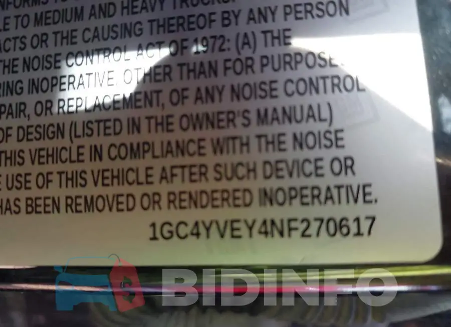 1GC4YVEY4NF270617 Photo# 7