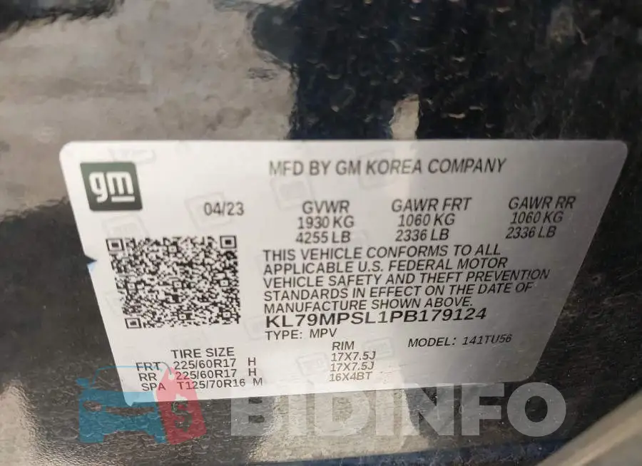 KL79MPSL1PB179124 Photo# 9