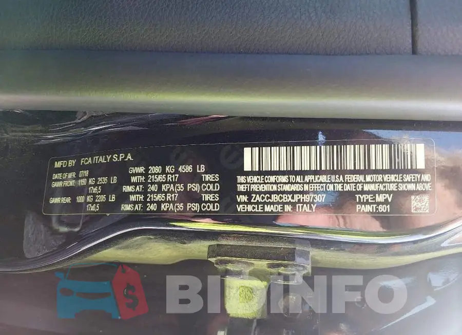 ZACCJBCBXJPH97307 Photo# 9