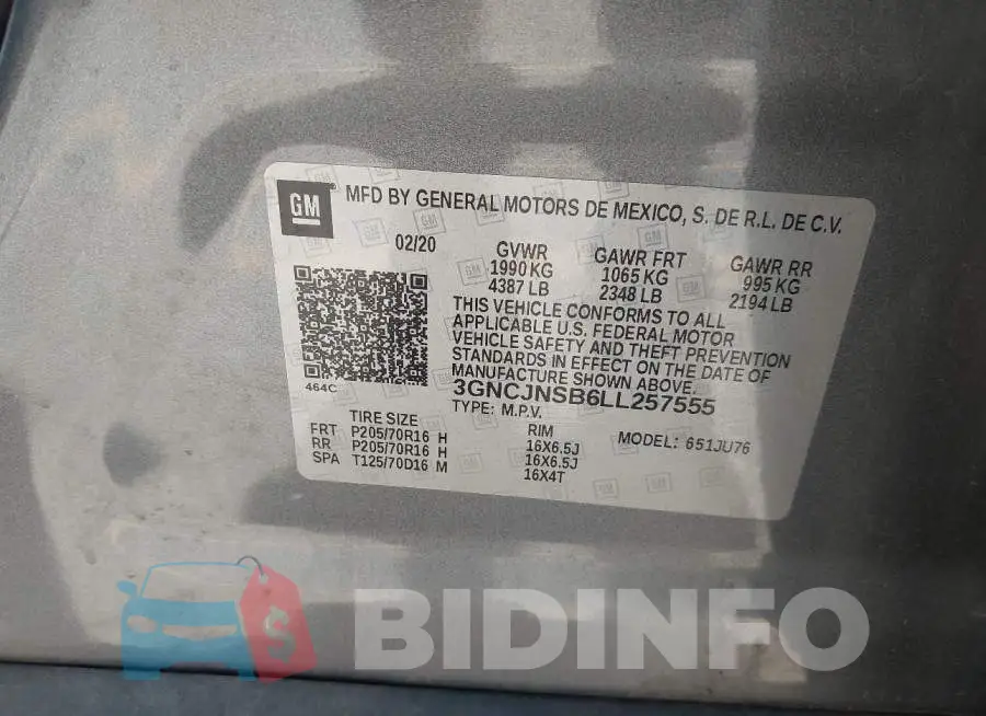 3GNCJNSB6LL257555 Photo# 9