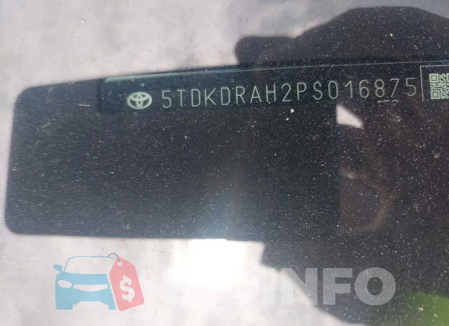 5TDKDRAH2PS016875 Photo# 9