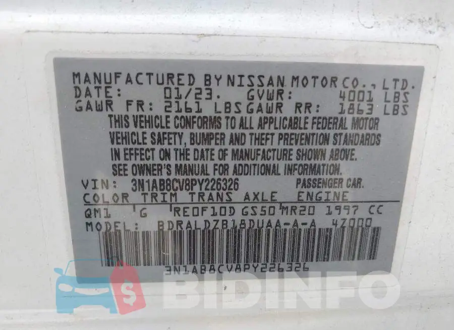 3N1AB8CV8PY226326 Photo# 9