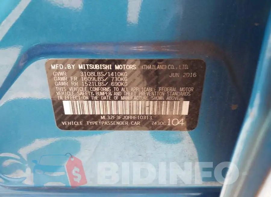 ML32F3FJ0HHF10313 Photo# 9