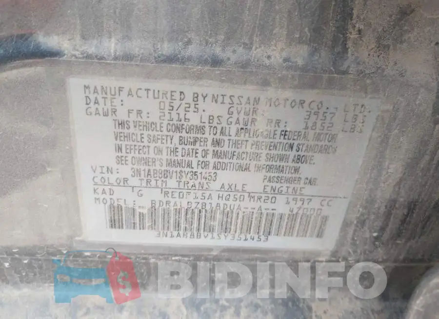 3N1AB8BV1SY351453 Photo# 9