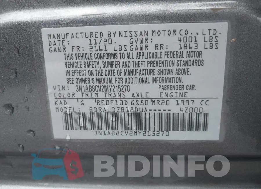 3N1AB8CV2MY215270 Photo# 9