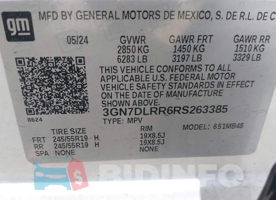 3GN7DLRR6RS263385 Photo# 9