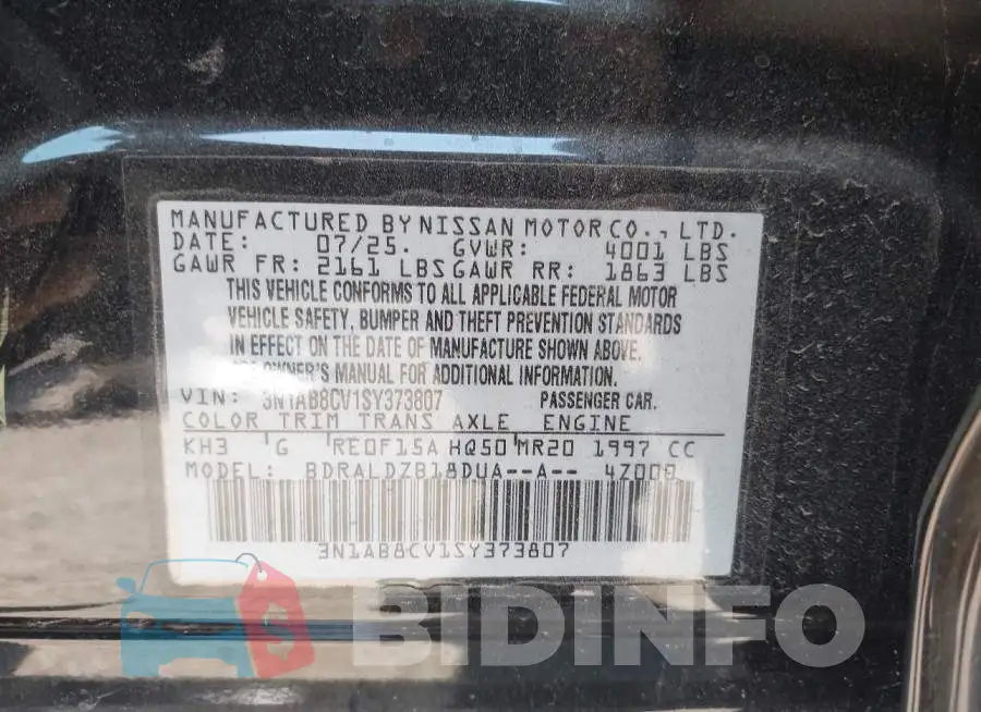 3N1AB8CV1SY373807 Photo# 9