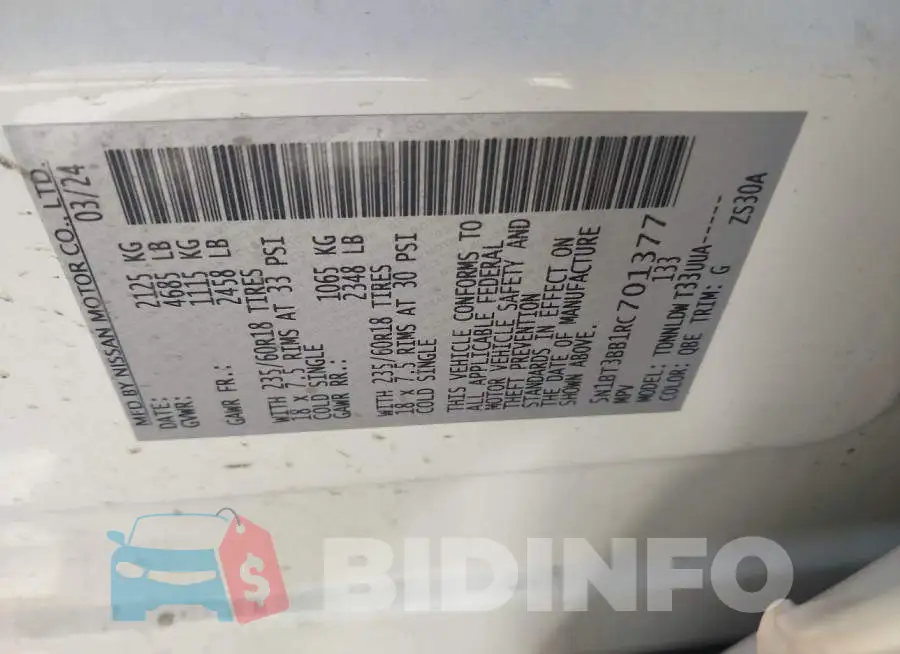 5N1BT3BB1RC701377 Photo# 9