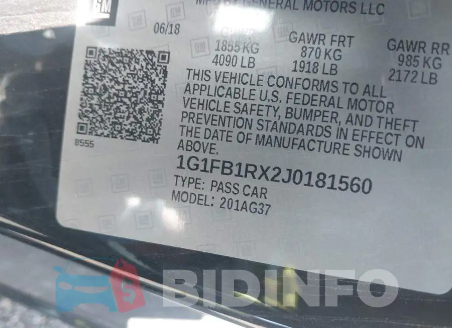 1G1FB1RX2J0181560 Photo# 9