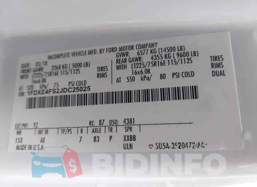 1FDXE4FS2JDC25025 Photo# 8
