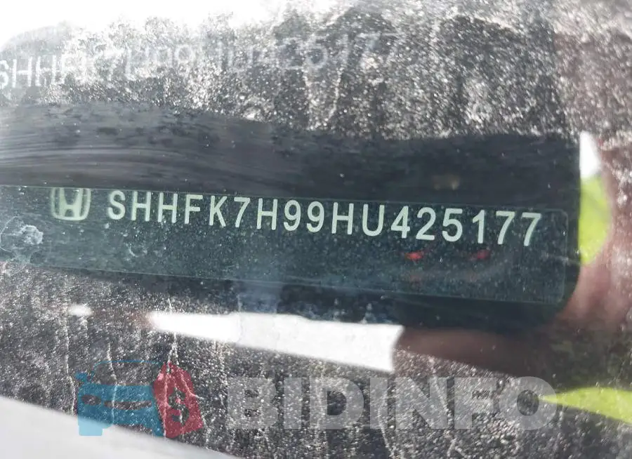 SHHFK7H99HU425177 Photo# 9