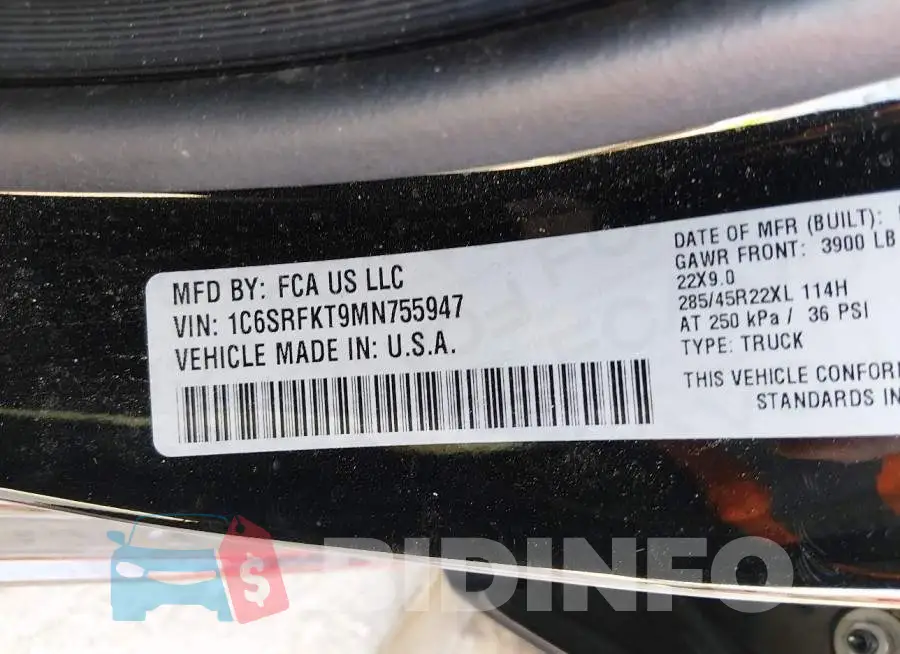 1C6SRFKT9MN755947 Photo# 9