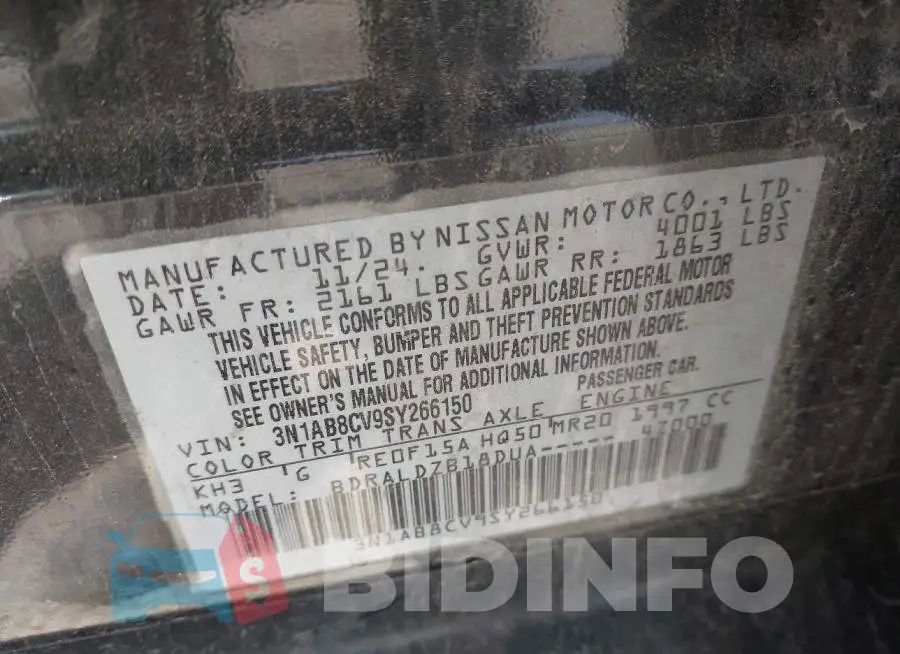 3N1AB8CV9SY266150 Photo# 9