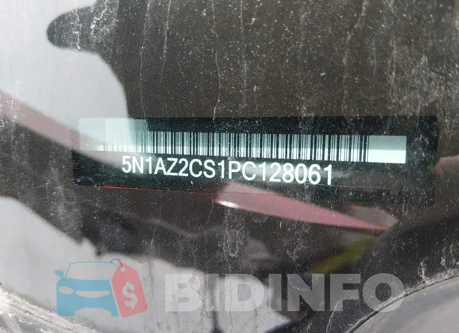 5N1AZ2CS1PC128061 Photo# 9