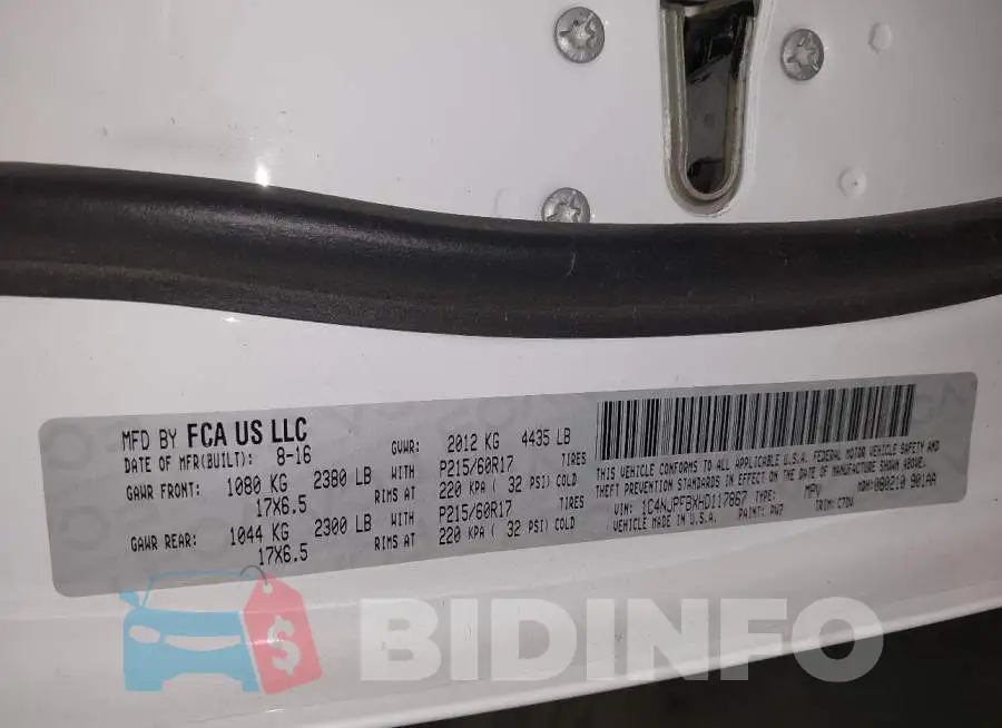 1C4NJPFBXHD117867 Photo# 9
