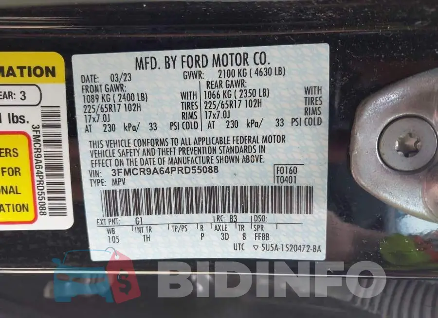 3FMCR9A64PRD55088 Photo# 9