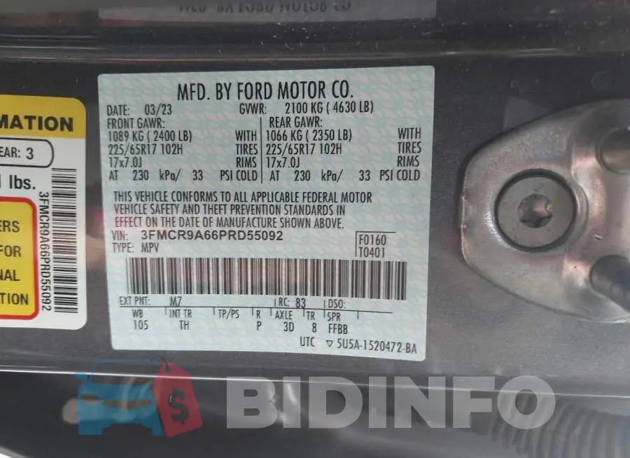 3FMCR9A66PRD55092 Photo# 9