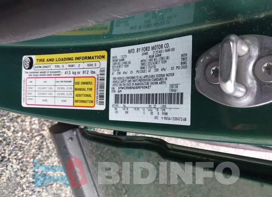 3FMCR9BN0SRF65427 Photo# 9
