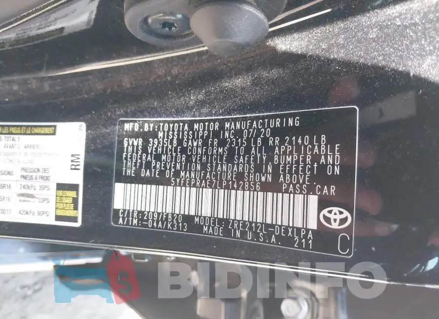 5YFEPRAE7LP142856 Photo# 9