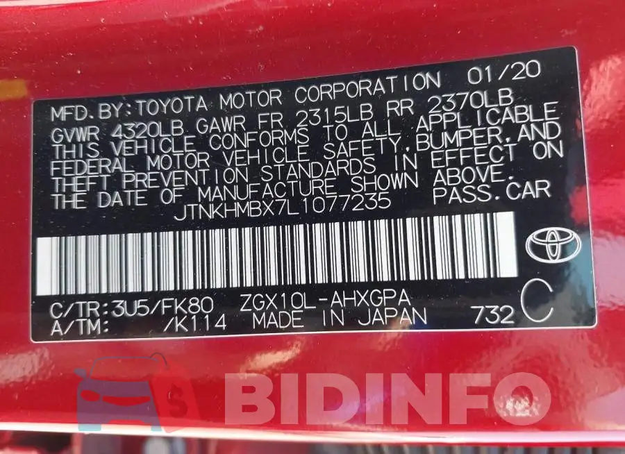 JTNKHMBX7L1077235 Photo# 9