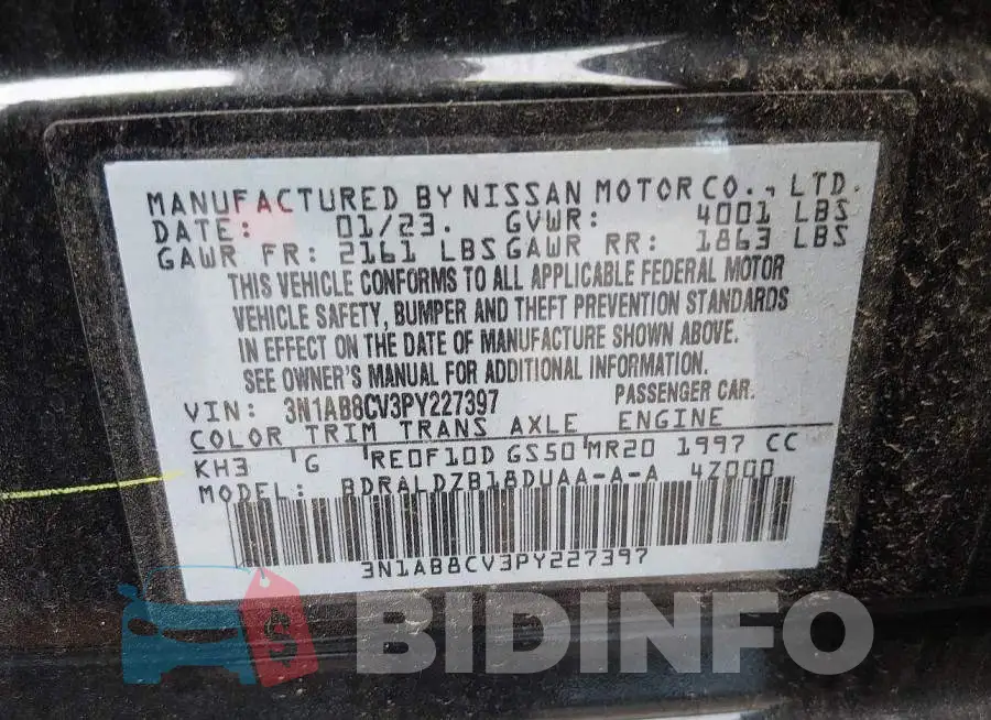 3N1AB8CV3PY227397 Photo# 9