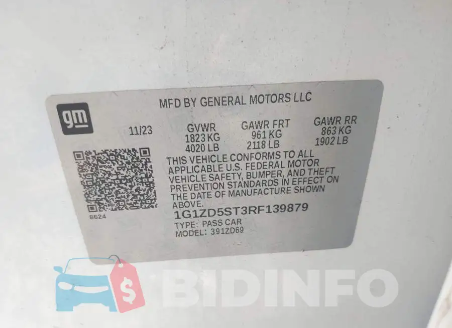 1G1ZD5ST3RF139879 Photo# 9