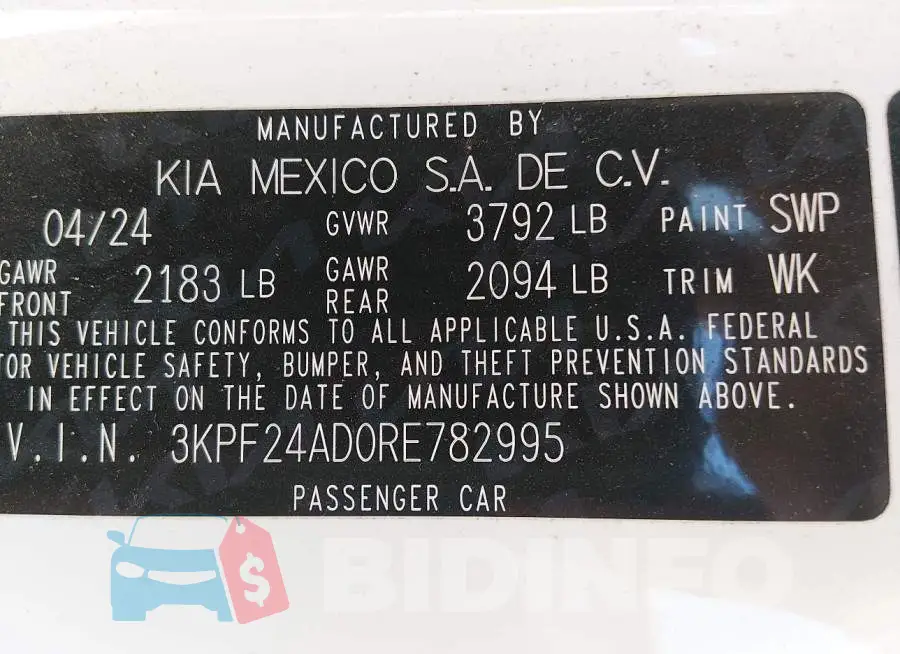 3KPF24AD0RE782995 Photo# 9