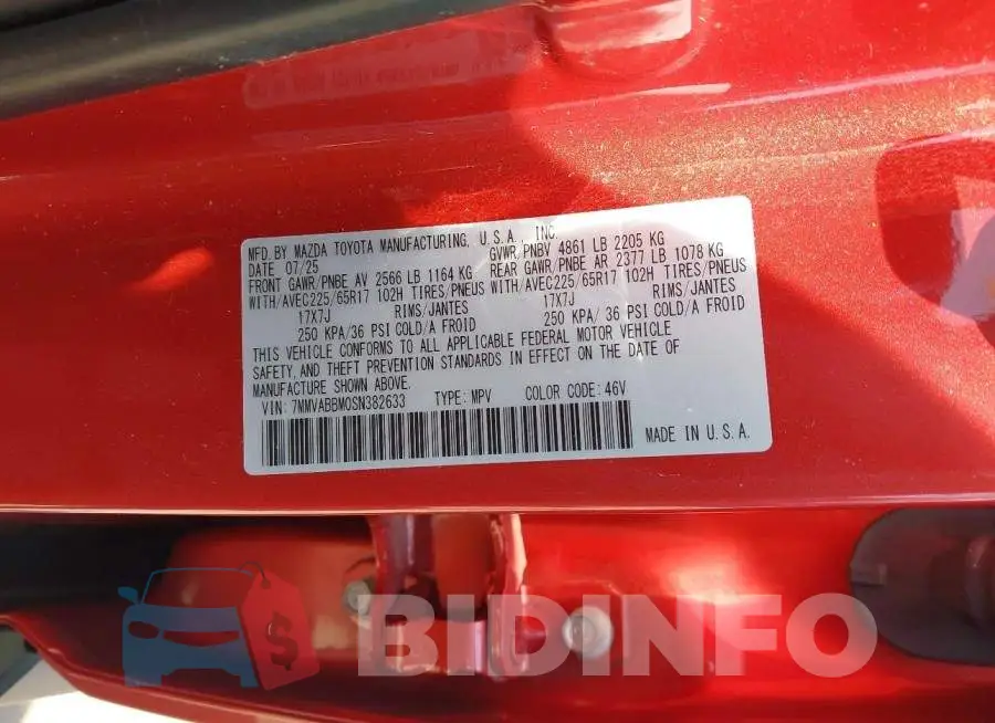7MMVABBM0SN382633 Photo# 9