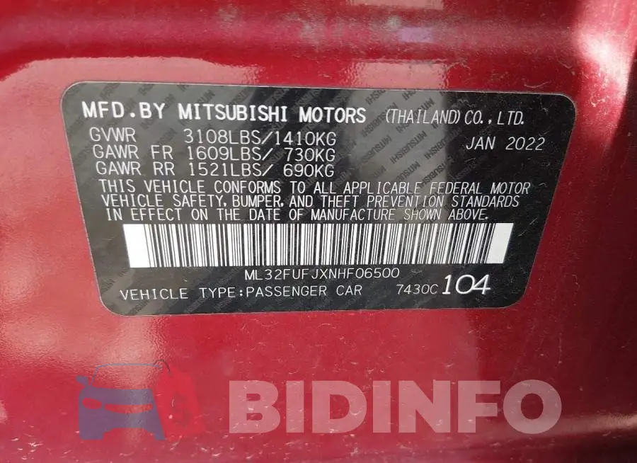 ML32FUFJXNHF06500 Photo# 9