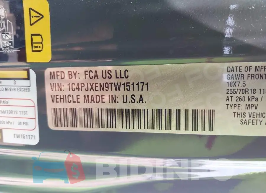 1C4PJXEN9TW151171 Photo# 9