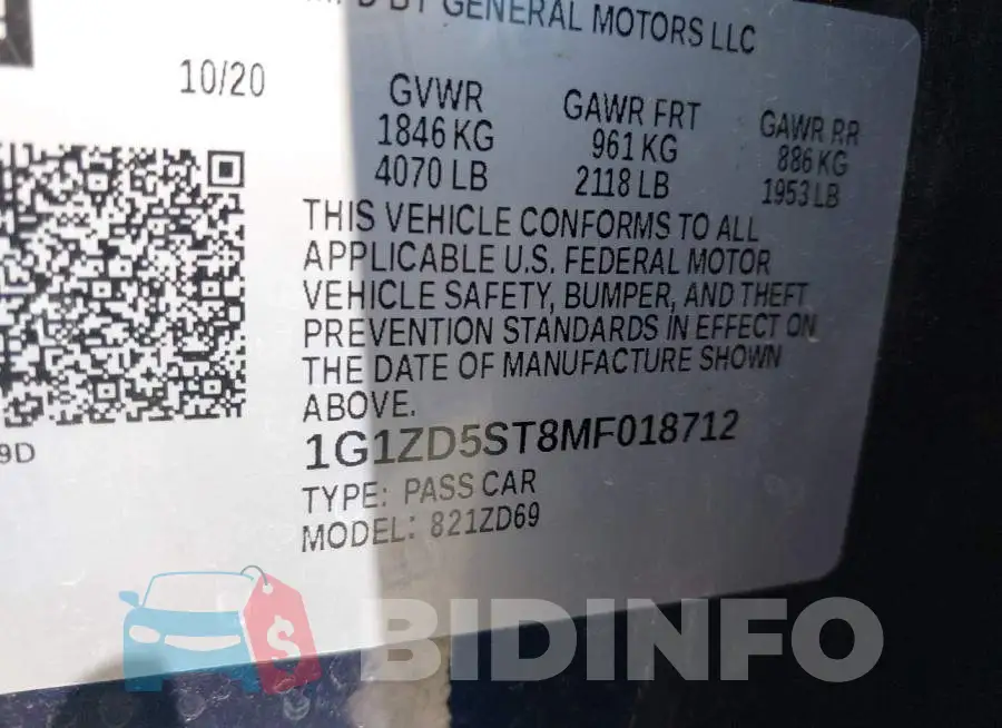 1G1ZD5ST8MF018712 Photo# 9