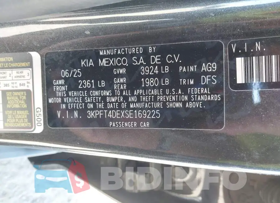 3KPFT4DEXSE169225 Photo# 9