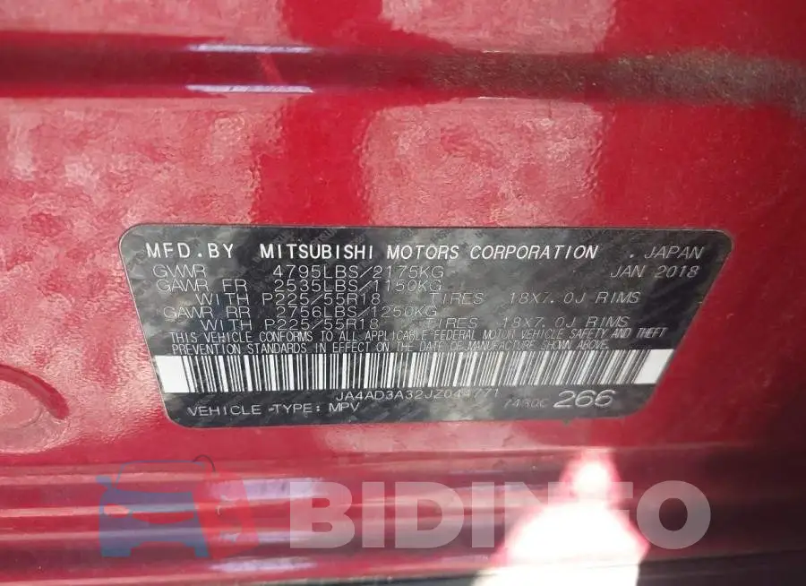 JA4AD3A32JZ044771 Photo# 9
