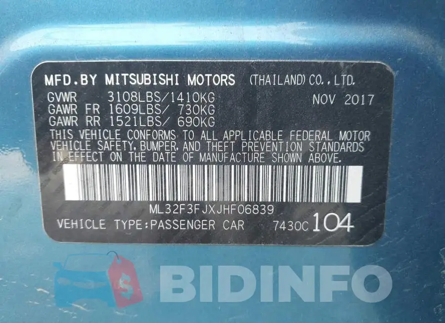 ML32F3FJXJHF06839 Photo# 9
