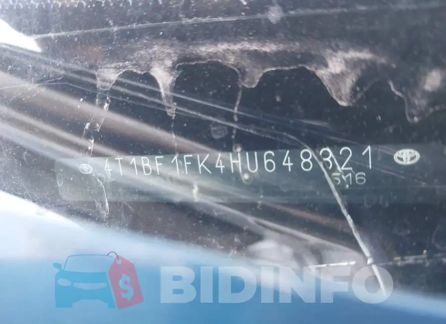 4T1BF1FK4HU648821 Photo# 9