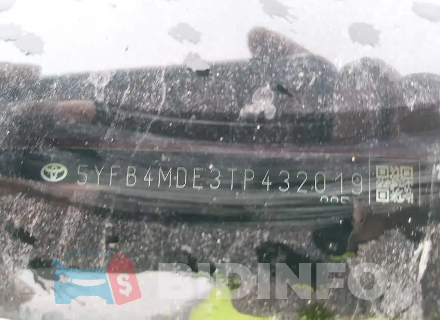 5YFB4MDE3TP432019 Photo# 9