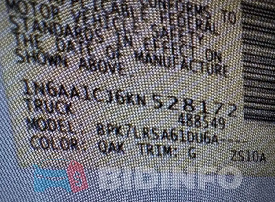 1N6AA1CJ6KN528172 Photo# 9