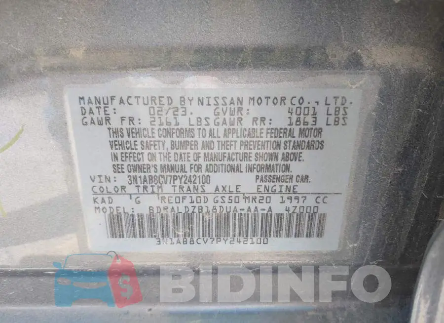 3N1AB8CV7PY242100 Photo# 9