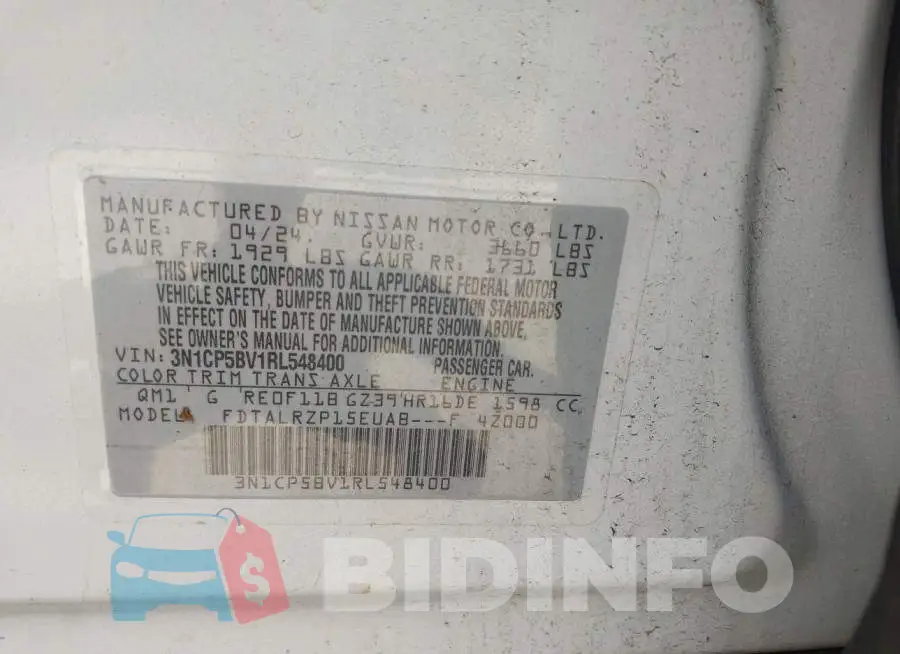 3N1CP5BV1RL548400 Photo# 9