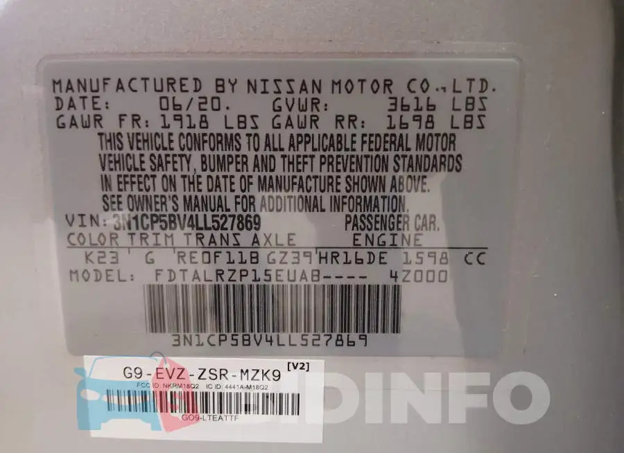 3N1CP5BV4LL527869 Photo# 9