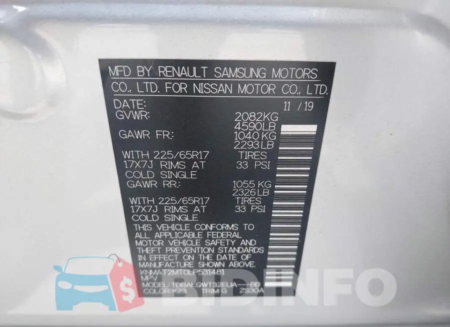 KNMAT2MT0LP531481 Photo# 9