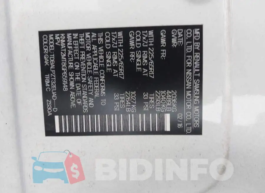 KNMAT2MT8GP659148 Photo# 9