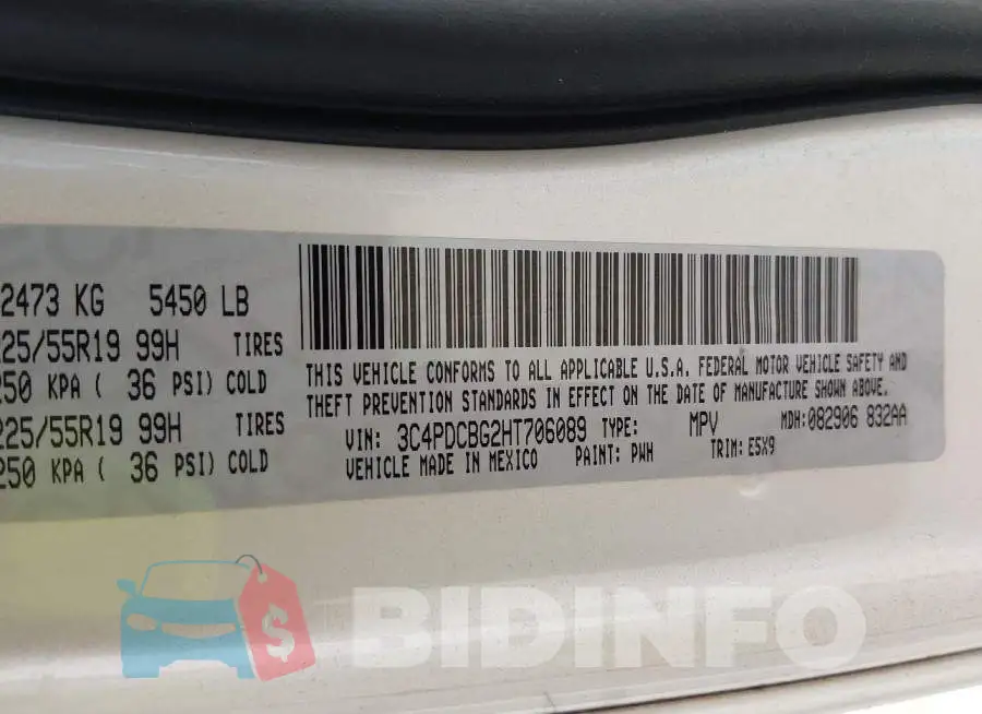 3C4PDCBG2HT706089 Photo# 9